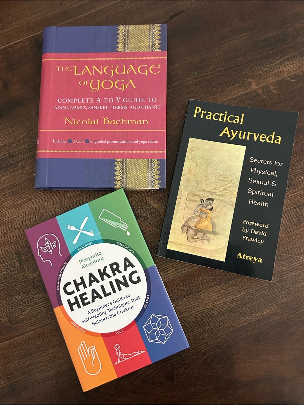 Yoga bundle. Two paper back books and one hard cover.